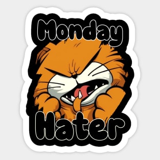 monday hater Sticker